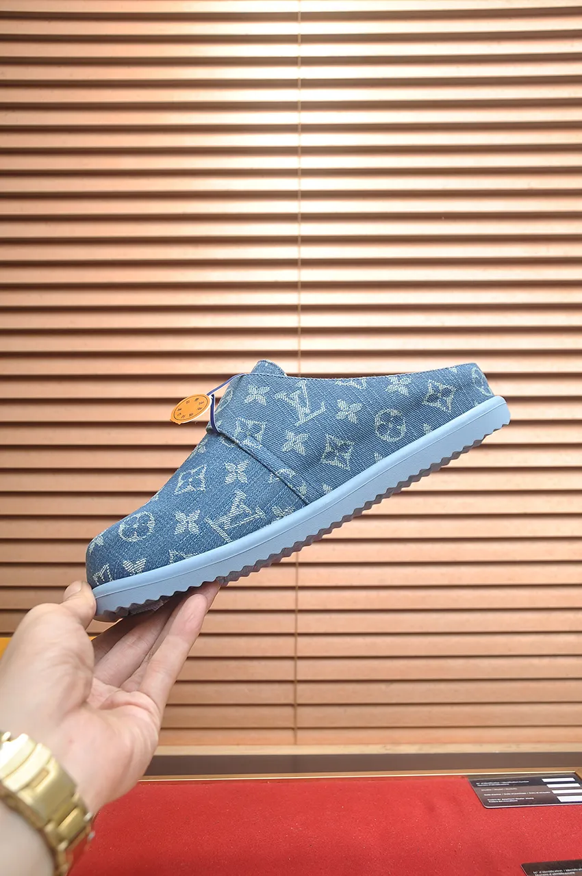 Men's men's shoes 💰520💶[LOUIS VUITTON] (cowhide lining) new style 🍀LV Louis Vuitton * - top version of LV classic semi-slip trendy shoes! Made of imported original cow suede cowhide, with a first layer of comfortable cowhide lining inside! Original wear-resistant rubber outsole! High quality products! Code number 38-45 (45 customized)